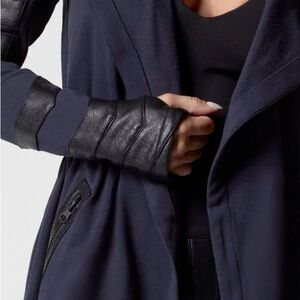 Blanc Noir Traveler Jacket in Navy and Black